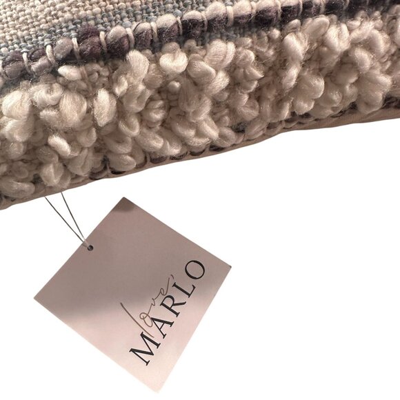 Love Marlo Striped Decorative Throw Pillow Accents Textured Cotton Lexi Strip - Picture 2 of 14